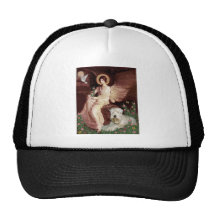 Seated Angel - Wheaten Terrier 1 Trucker Hat