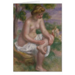 Seated Bather in a Landscape or, Eurydice cards