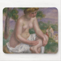 Seated Bather in a Landscape or, Eurydice Mouse Pads