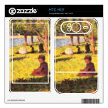 Seated figure by Georges Seurat HTC HD7 Skins