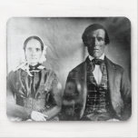 Seated Man and Woman Couple 1840 Mouse Pad