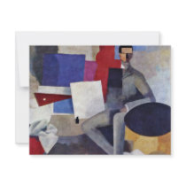 Seated Man By La Fresnaye Roger-Noã«L-François De Personalized Invitations