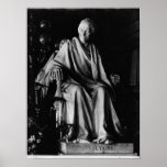 Seated sculpture of Voltaire Print