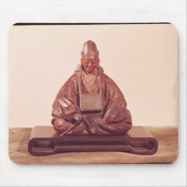 Seated statue of Basho  Edo Period Mouse Pad