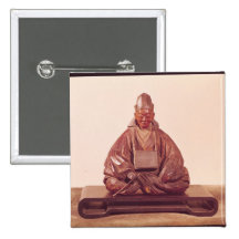 Seated statue of Basho  Edo Period Pins