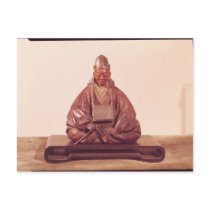 Seated statue of Basho  Edo Period Post Cards