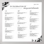 Seating Arrangement Chart ~ Custom Poster