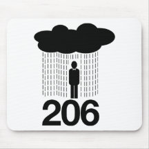 Seattle 206 mouse pad