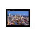 Seattle at Night posters by tashka Seattle at Night posters