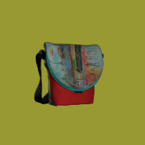 Seattle bag by Kim Anderson Art messenger bags
