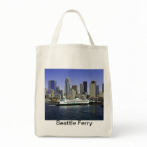 Seattle Ferry Washington State Canvas Bags