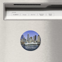 Seattle Ferry Washington State Magnets