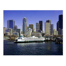 Seattle Ferry Washington State Postcards