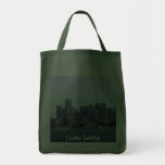 Seattle from the Ferry Canvas Bags
