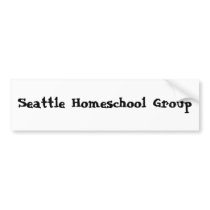 Seattle Homeschool Group bumper stickers