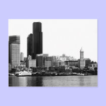 Seattle in B&W postcards