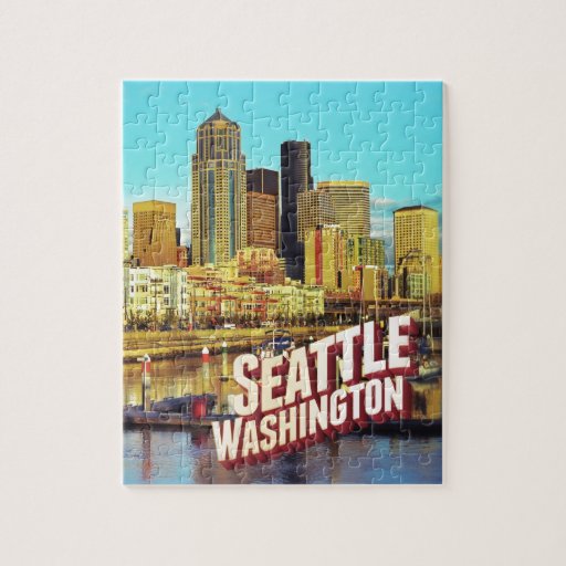 Seattle Jigsaw Puzzle Zazzle