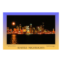 Seattle Nightlights posters