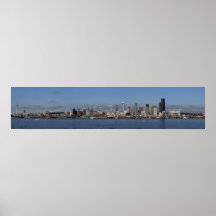 Seattle panorama posters