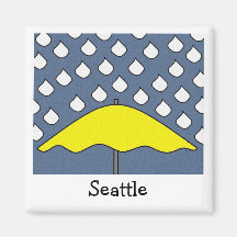 SEATTLE REFRIGERATOR MAGNETS
