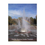 Seattle Science Center Fountain Card Postcard