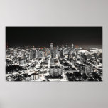Seattle Skyline Poster