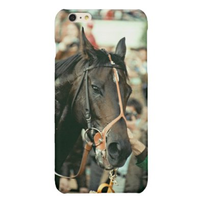 Seattle Slew Thoroughbred 1978 Glossy iPhone 6 Plus Case