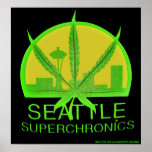 Seattle Superchronics Poster #4 posters