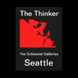 Seattle - The Thinker canvas prints