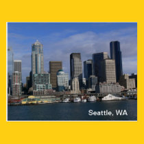 Seattle WA, postcard postcards