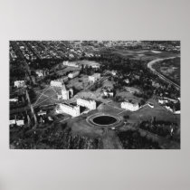 Seattle, WA University of WA Campus Aerial Print