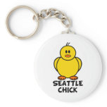 Seattle Washington Chick Keychains