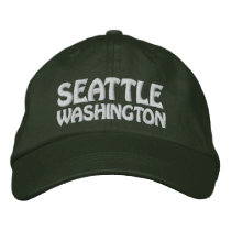 SEATTLE, WASHINGTON embroidered hats by mjc8693 SEATTLE, WASHINGTON embroidered hats