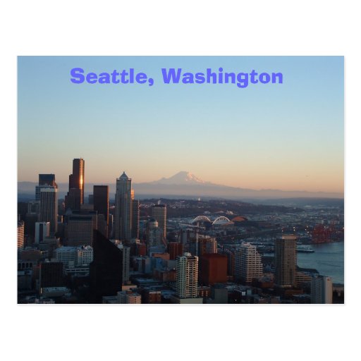 Seattle, Washington Postcard | Zazzle