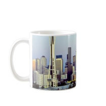 Seattle with Mount Rainier, Washington State, U.S. Mugs