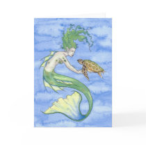 'Seaturtle' Blank Greeting Card