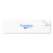 Seaview New York Classic Design Bumper Sticker
