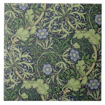 Seaweed Wallpaper Design, printed by John Henry De Ceramic Tiles