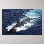 Seawolf-class attack submarine USS Connecticut posters