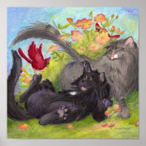 Sebastian and Sylvester / Artist Print -  Square