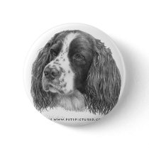 Sebastian, English Springer Spaniel Pins