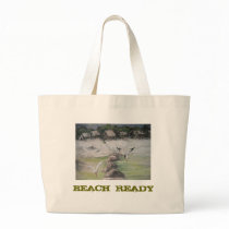 "Sebastian Inlet 1959: Beach Ready" bags by jaartist28 "Sebastian Inlet 1959: Beach Ready" bags