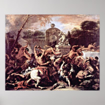 Sebastiano Ricci - Centaurs and Lapiths-battle Poster