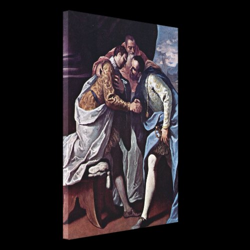 Sebastiano Ricci - Meeting Gallery Wrapped Canvas