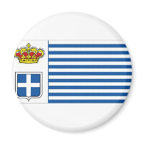 Seborga Flag Fridge Magnets