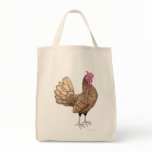 Sebright Bantam Rooster Tote Bag