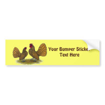 Sebright Bantams:  Golden Bumper Sticker