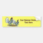 Sebright Bantams:  Silver Bumper Sticker