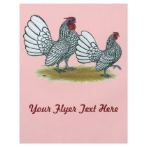 Sebright Bantams:  Silver Custom Flyer