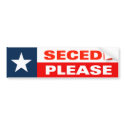Secede, Please bumper stickers by polit_education Secede, Please bumper stickers